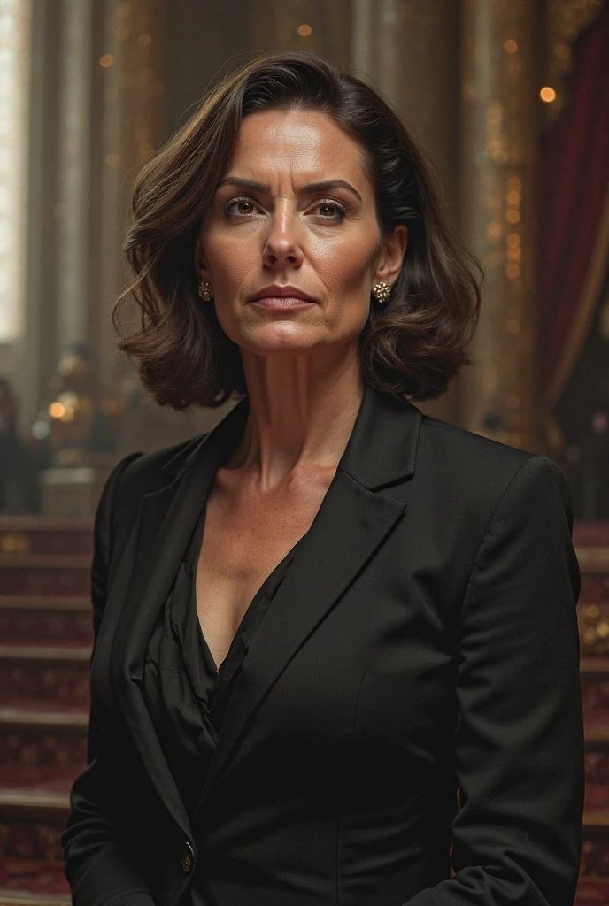raw photo, 8k uhd, expertly captured human form, crafting a provocative and elegant composition. The subject is a 39 years old Spanish librarian, captured in a candid yet bold pose, exhibiting confidence and sensuality. The elegant clothing in this image creates a moody and intense atmosphere. The striking photograph showcases the artist's mastery of capturing the human form with a blend of sophistication and intimacy, allowing viewers to appreciate the beauty and allure of the subject in a timeless and evocative manner. Sony A7R IV, Sony FE 50mm f/1.2 GM, natural early morning light pouring in from the nearby window