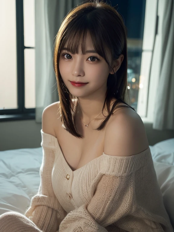 super highest quality, face focus, soft light, ultra high resolution, (realistic:1.4), RAW photo,
1 Japanese girl, alone, cute, (pupil, There'There'There's a light in my eyes), (detailed beautiful face:1.3) ((High resolution details of human skin texture:1.3)
(long hair),
indoor,
Damask Shirt Dress, (Beautiful straight bob hair down to the tips:1.3) elegant and neat intelligent and stylish
(portrait) 高精細にpupilにフォーカス diffused light from window beautiful gradation gentle smile beautiful gradation smile on the train Yamanote Line Sit in a seat facing you beautiful breasts shot from above Viewer's perspective