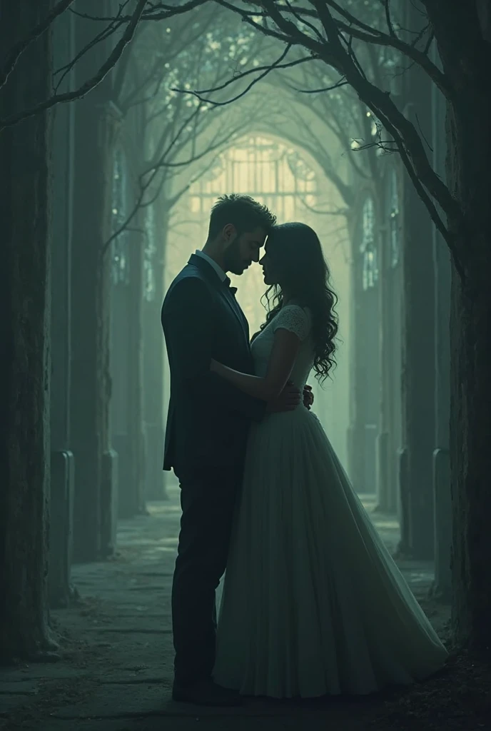 Ghost couple dancing haunted mansion

