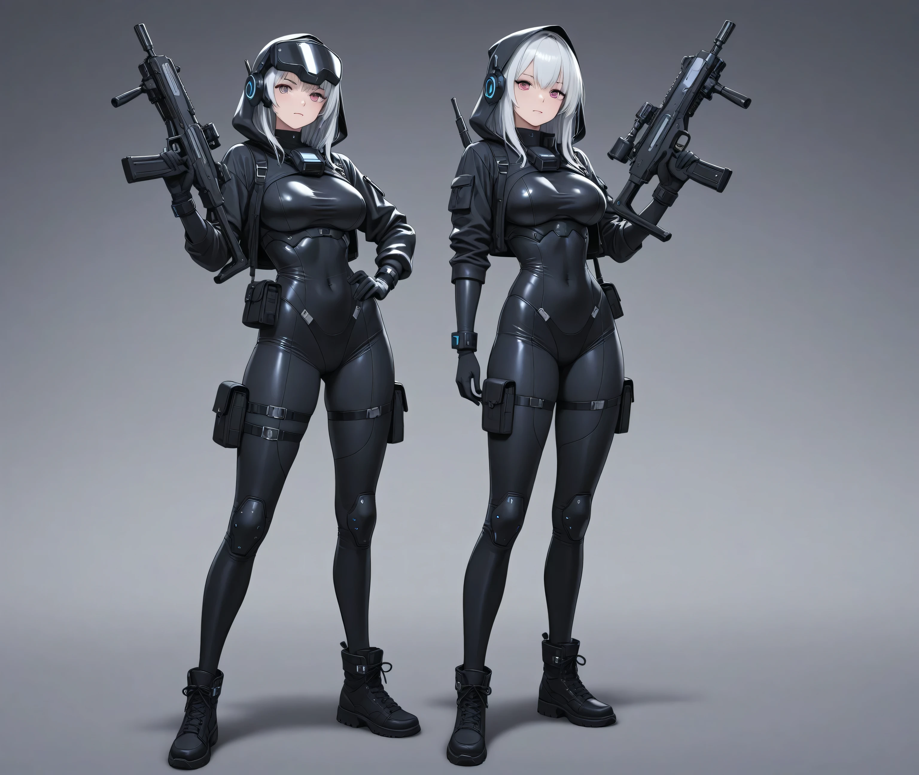 cybernetic　Womanhood　gunman