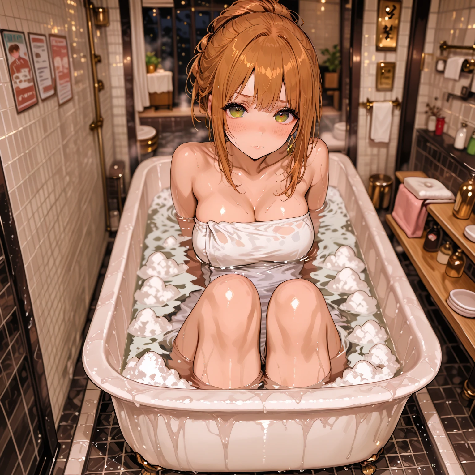(Top quality illustrations:1.5), (Full color illustrations:1.9), (cute女の子3人:1.5), (Bathroom)、Sit on a small chair、ish、cute、Gal、((A little small))、Slightly narrow waist、Super delicate eyes、Super sensitive tongue、Thighs、(((((nude)、(((Dark brown nipples))eola of black ))、Facing the viewer、Viewer's penis、Viewer's pen咥える、(Love your audi、Different hair color、(Black Hair、Blue Hair、Orange Hair、Brown Hair、Pink hair、Red hair、Blonde)、(short hair、Mid-length hair、Semi-long hair)、Different hairstyle、(Straight Hair、Wavy Hair、Curly Hair、Bobcut、Twin tails)、(Good balance between face and body:1.7)、(Good balance of girl placement:1.8)、Saliva、(A sticky flows from mouth:1.4)