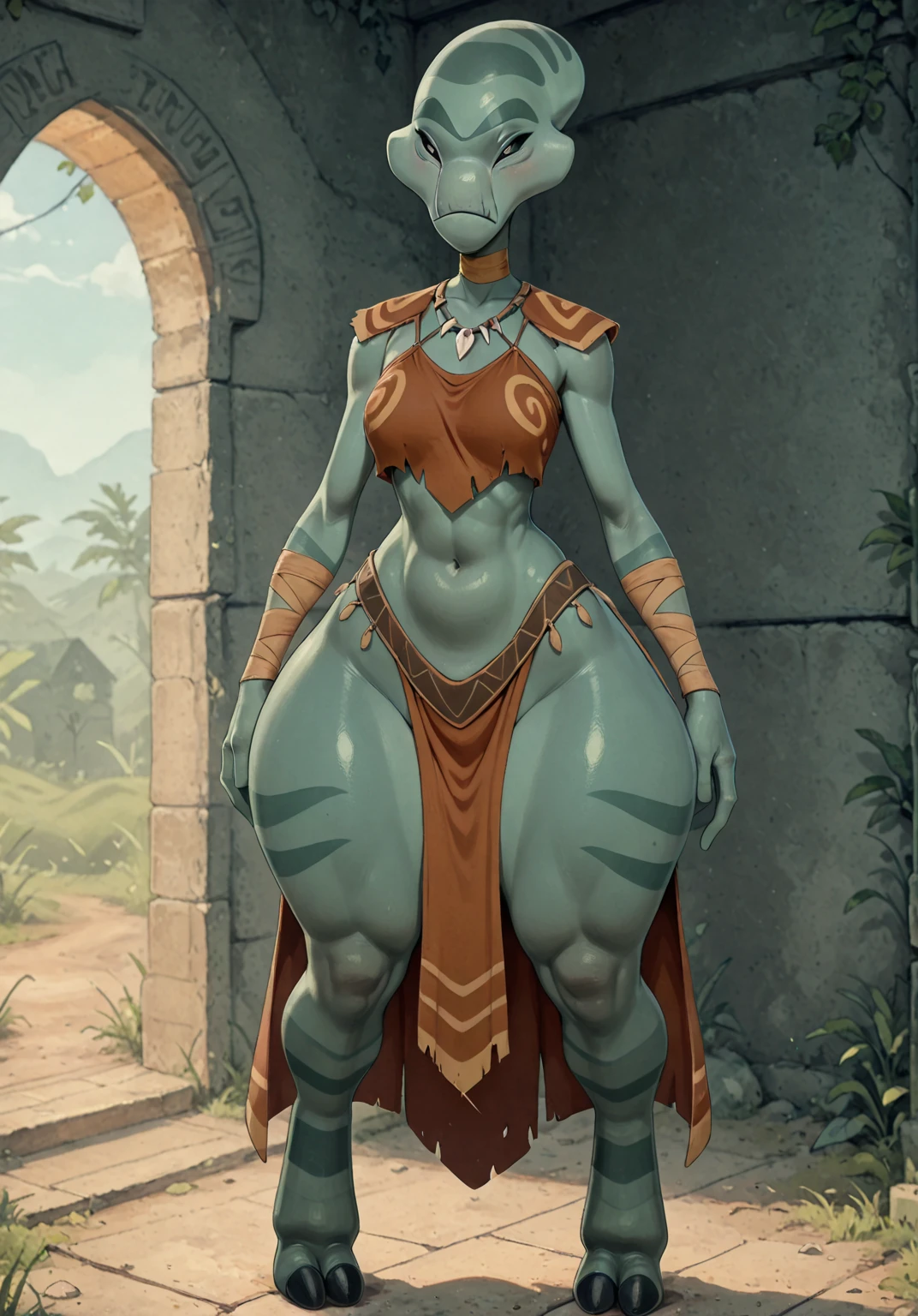 (4k, masterpiece,best quality,ultra-detailed,realistic:1.37), (solo), (A furry cosmic goddess), (anthro cosmic cat), (cat ears), (hooves), (antlers), (nude), (detailed face), (detailed eyes), (detailed lips), (long eyelashes), (ethereal body), (rainbow colored fur), (neck fur), (glowing skin), (full body tattoos), (intricate details), (detailed fur), (cosmic fur), (embarrassed expression), (shy expression), (nude), (nipples), (penis), (muscular male), (muscular arms), (muscular legs), (muscular feet), (muscular thighs), (big breasts), (massive breasts), (wide hips), (big butt), (big hips), (tall figure), (curvy figure), (thick figure), (bulky figure), (standing), (outside), (outdoor), (public), (full body photo)