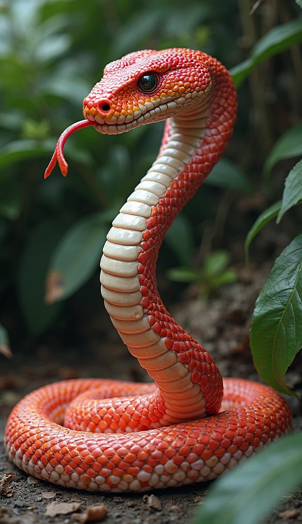 Life Initiation Force Fuxi Nuwa diagram unearthed in China，Fuxi Nuwa's body is two snakes entangled，Spiral into a spiral shape。This helix shape resembles the double helix structure of genetic DNA。DNA represents the vitality of life's growth。 The fifth totem of the Mayan calendar，It's called the Red Snake。The red snake represents life force、Survival and instinct，Its interstellar prototype is called the Activated Serpent。Started snake，Corresponds to the energy of the submarine chakra，Represents the primitive instinct of life，Help us awaken vitality and enthusiasm，Take care of the needs of the body，Respect and respond to the body's intuitive messages。The red snake's 'snake' itself symbolizes "to live and survive."，It's about keeping molting."，When the snake has peeled off its original skin，You can continue to grow and change，Break free from old energy，Give life new strength from the inside out again。 In oracle bone words，The character "The tree" is a complete picture of an upright cobra。Then it seems，Shu turned out to be the homeland of cobras。Could it be the cobra hair ornaments and scepter of the ancient Egyptian pharaohs，Also from Shuzhong？A mysterious "Shu body poisonous road"，Will Shuzhong、Southeast Asia、India and ancient Egypt are linked。Cobra became a shared totem on this cultural route。 There is a long history about ancient Shu，The poet Li Bai wrote，"Silkworm bushes and fish clumps，How dazed the founding of the country！Erlai is 48,000 years old，Don't connect with Qin Sai"。48,000 years of history，A mysterious existence in Shu has been confirmed - the magical site culture of Sanxingdui。 The Mayan red snake is also an extremely adaptable totem，ao mesmo tempo, red snakes are often anxious。Represents the life force of the reproductive wheel，Full of passion and impulsive vitality，Either successfully metamorphosis in the molt，Or wander anxiously in stagnation。If life cannot grow upwards，It may also fall downwards。In the anxiety of growth，Caught in the binary opposition of right and wrong，This leads to the opposite direction of life。 Conque，In the center of the Garden of Eden there are two trees – the Tree of Life，and the tree that distinguishes between good and evil。 These two trees are actually two directions of life，Two paths up and down。Both pathways are two possible outcomes of the evolution of DNA and life energy。If the energy of this initial growth of life is represented by the red snake as a totem，so，The development of the red snake is bound to be controversial。Or grow upwards，Or fall downwards。 The result of falling downwards，It's just that there are fewer possibilities。From a wonderful world of possibilities，Degenerates into a dualistic world with only two possibilities：Good and evil。The category of this consciousness falling into the world is to distinguish between good and evil。 Lao Tzu is in《Tao Te Ching》Chapter 2 says，"The world knows that beauty is beauty，Evil already；Everyone knows good，It's not good。"It seems，The world thinks that good is good and good，In fact, they all fall into the consciousness of duality，Divide the world into two。 Sheep are "beautiful"，Sheep into the wolf's mouth for "Good"。Beauty and goodness，are all useful definitions for wolves。 But for sheep？epic fantasy sci fi illustration, epic scifi fantasy art, concept art 8 k,  mystical sci-fi concept art, 8 k high detail concept art, 4K concept art, --auto