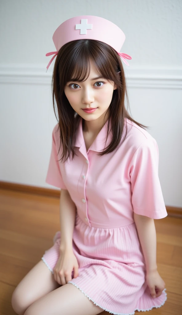 Junior high school girl short cut