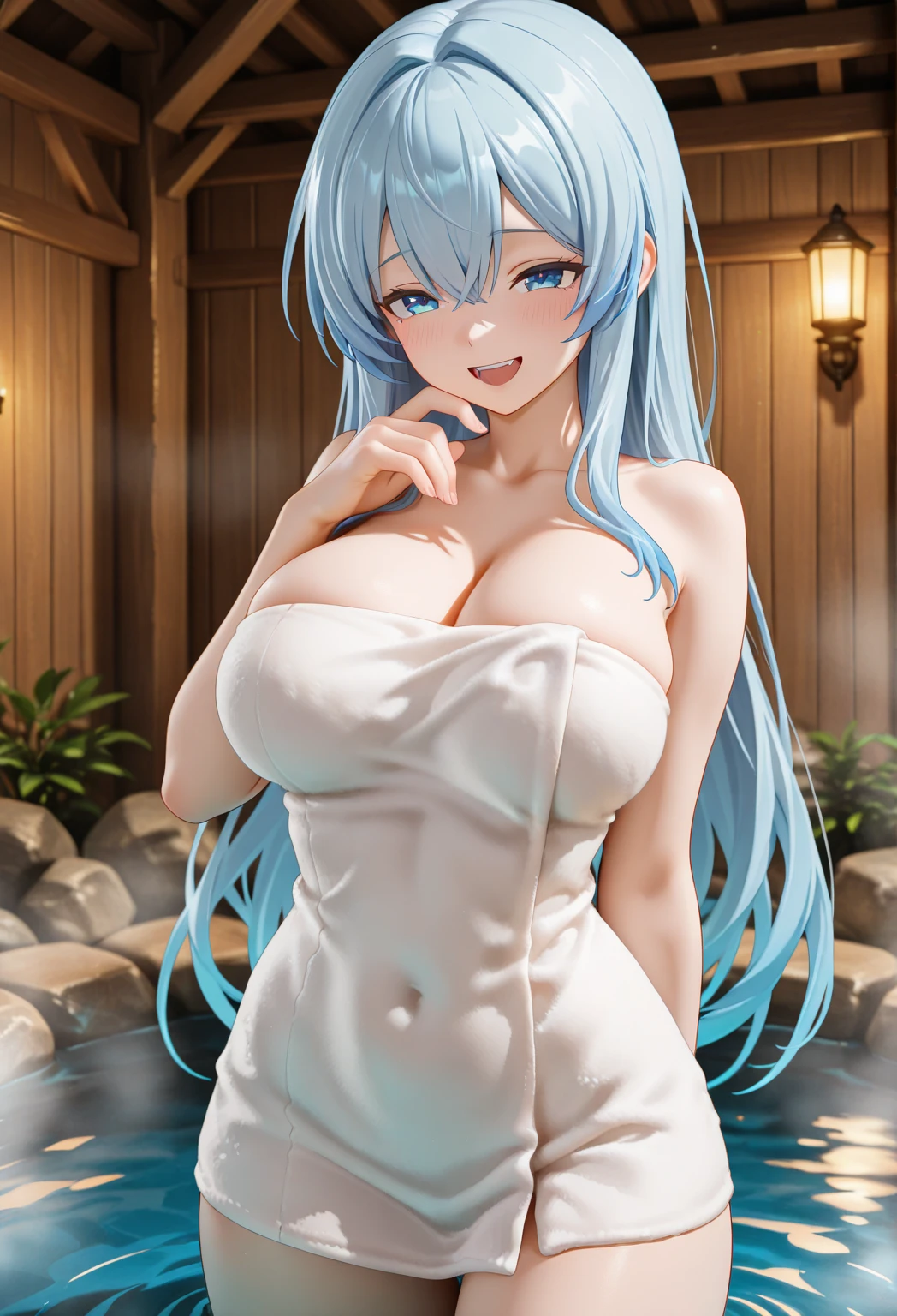 Ultra HD、High resolution、distinct、Angel、Beautiful blue eyes、Beautiful braided hair、Completely naked、White and beautiful skin、Big Breasts、Small areola、Small nipples、hairless labia、