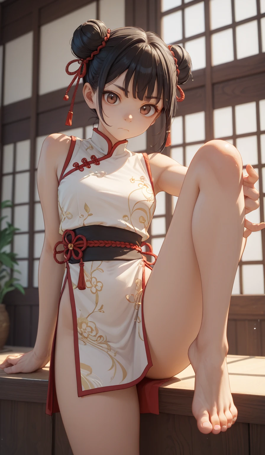 high resolution、Detailed beauty,It looks like it was taken with a single-lens reflex camera.、Sensual body,Thighs、slit、Artwork depicting a seated woman in a translucent traditional Chinese dress,duo,Front view,Rendering with Octane, High resolution,Dirty:1.3,Top Knot,Hair Bun,chinese hair ornaments:1.4,Chinese Hairpins:1.4,fire Fly, night, Starry Sky, jewelry,Particles of light, (Fantasy: 1.2), Small to medium sized breasts