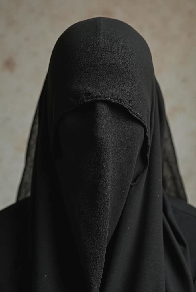 A 18 years old hijab women with very big breast (sticking out tounge with saliva) (sitting pose)