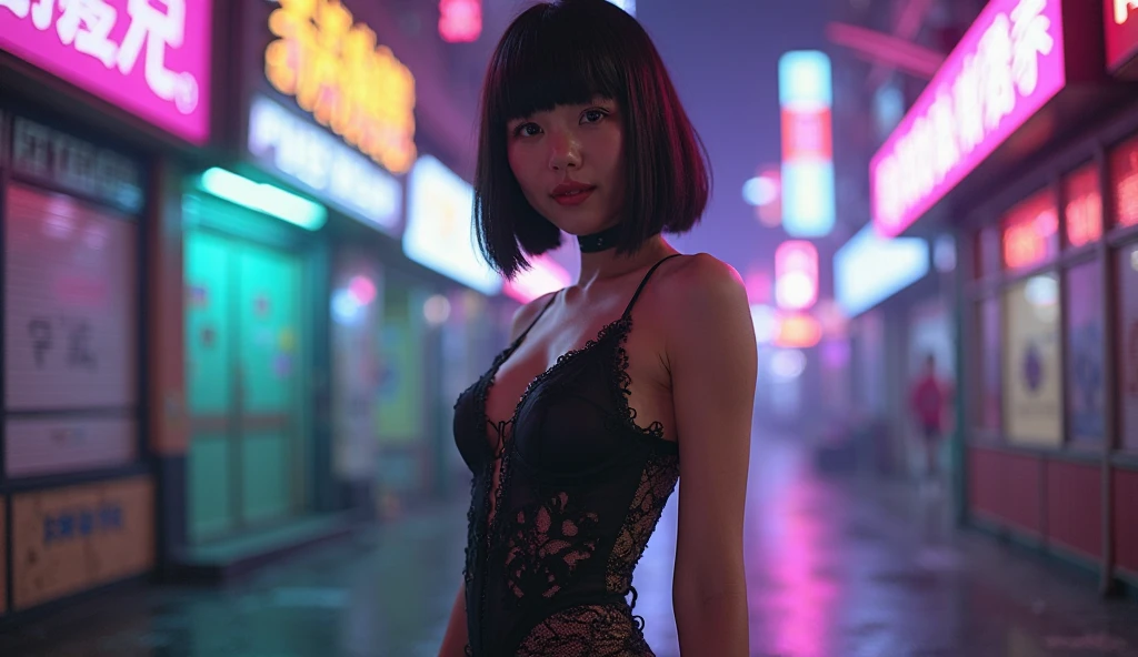 Flashy gal clothes、Sexy and cool clothes、Japanese Gal、Sweating、Provocative face、Leg spread、See-through、See-through