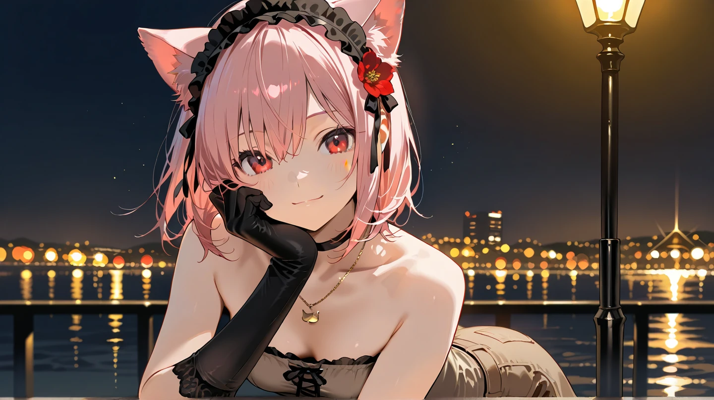 beste-Qualit、One girl、Red hair、Shorthair、Inner curl、light-skinned、Small face、Black eyes、Put your finger to your mouth、Devil's Ears、Devil's Tail、Purple Witch Outfit:1.6、巨乳:1.4、Emphasis on the chest、Constriction、Open chest、Purple miniskirt、thighs thighs thighs thighs、Purple heels、See the whole body here、Angle from diagonally above、No people、nights、Halloween、gloomy lighting、Harajuku、Background blur