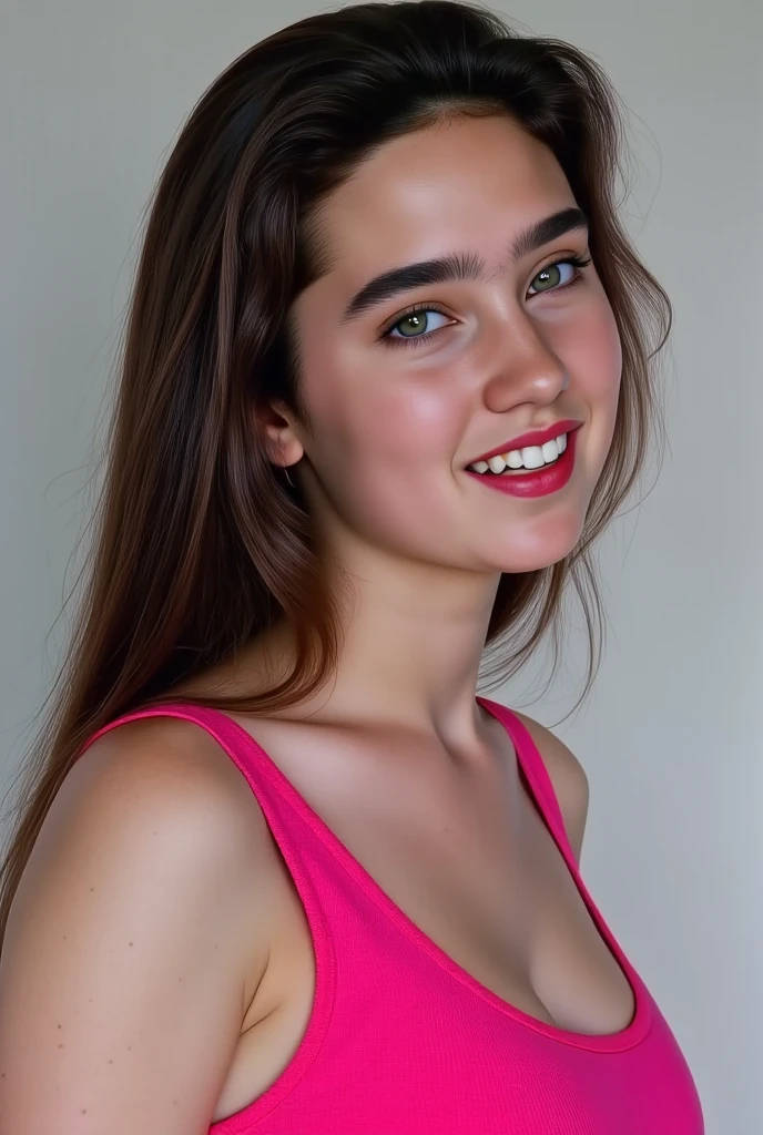 (Photo from the abdomen up), 1 cute girls, Portrait, Bokeh, ( masutepiece), acurate, Anatomically correct, F/1.8, 90 mm, Fujifilm GFX 50R, Raw photo, Regina Display, Super Detail, high details, High quality, Best Quality, hight resolution, nffsw, 1080p HD, 4K, 8K, (((15 years old 1 girl))), Realism, (The face and body are full of the front), (Standing), ((Small breasts)), (Red Bikini), Medium Hair, Beautiful white skin, Young features, Beautiful , Soothing tones, High contrast, Natural Skin Texture, Swedish, aurora sky, (Shy smile),