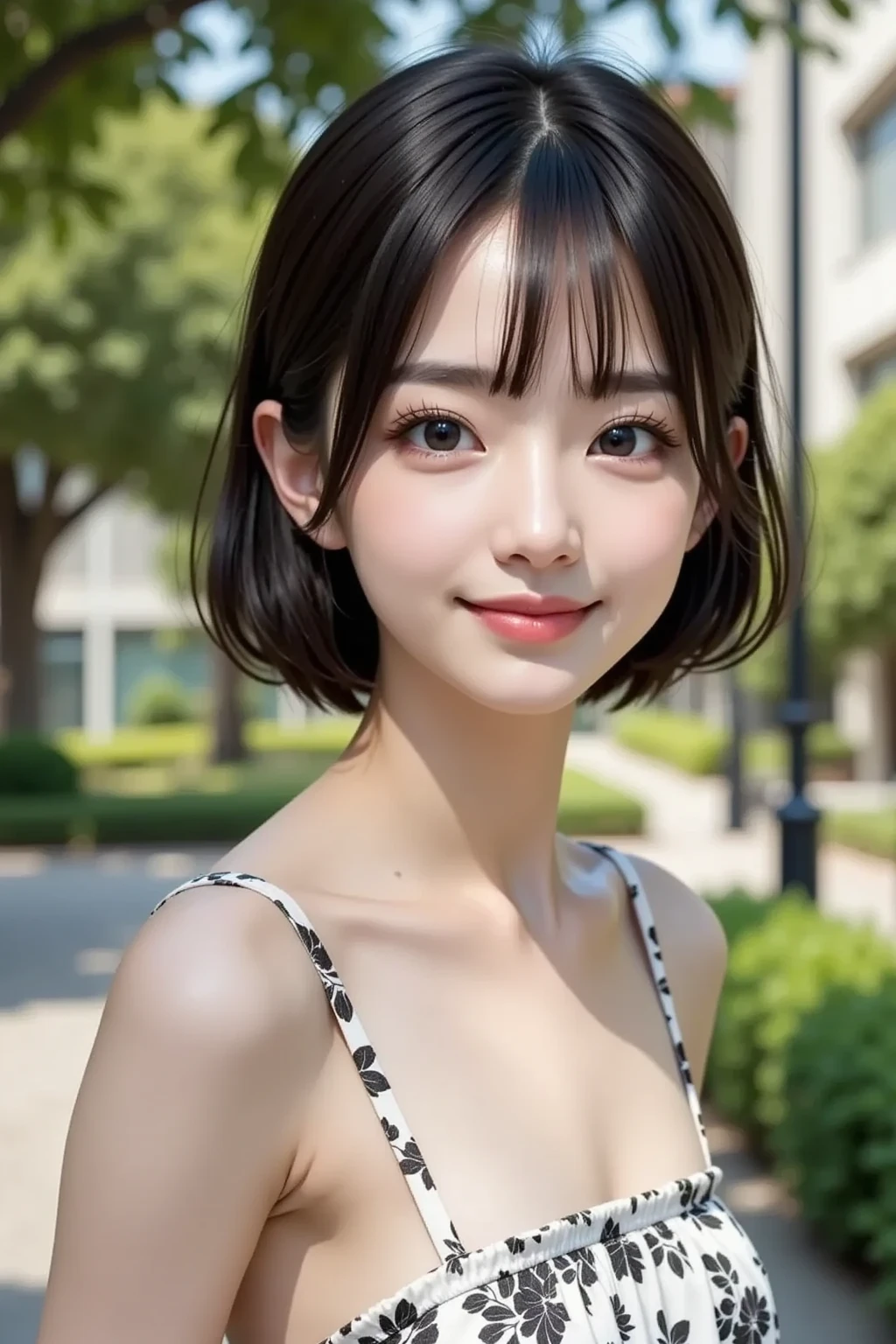 (8k, highest quality, masterpiece: 1.2), (Realistic, photoRealistic: 1.37), Very detailed, 1 girl, alone, Mid-chest, Beautifully detailed skies, Detailed Cafe, night, (blush), (smile: 1.15), (Mouth closed), small, (Collared shirt: 1.1), night, Wet, Office Clothes, rain, White lace, (short hair: 1.2), Floating hair , Random sexy poses,
