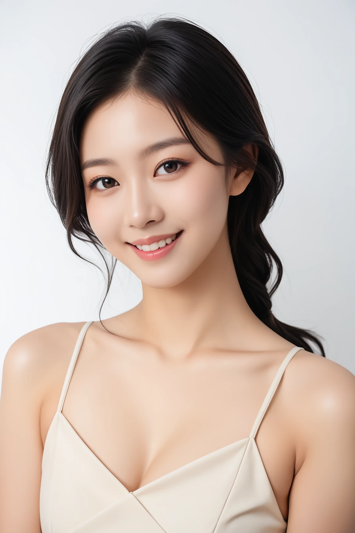 Top Quality, 4K, High Resolution, Masterpiece:1.2, Highly Detailed,(Front:1.9),(Realistic, Realistic, Graphic:1.6), Overflowing Breasts (w/o bra) (small beautiful hard nipples),Big Tits: 2.0,, Drooping Breasts,8k,Low Angle Shot,Crisp,Film Lighting,(Very Detailed),(Written Border Depth:1.5)