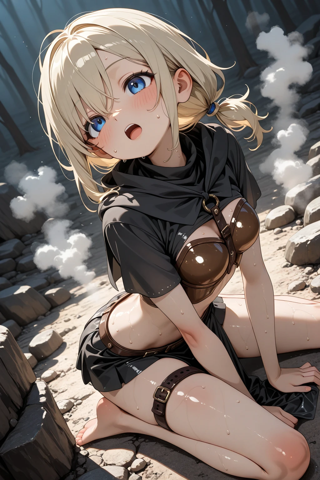 NSFW,(pale illustration,anime illustrations:1.2),(masterpiece, highest quality, so beautiful, Super detailed),textured skin, high details,8k,gleaming skin,pale outline
(hachimiya meguru, idolmaster:1.2),gold hair,
1 girl,(black Thighhighs:1.3),middle breasts,shorty,happy smile,
nude,fake animal ears,standing,
from front,white and clean bedroom