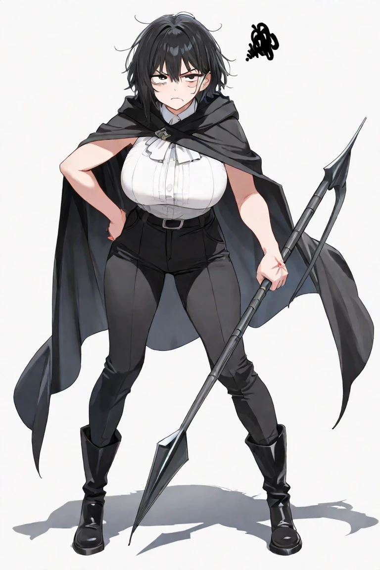 extremely long hair, ponytail, perfect anatomy 1 girl tall solo, slim thick ((muscular)) grey skin, white_hair, high elf female full body toe to head toned body, silver breast plate, blue cape, slendered abs, hourglass waist, detailed face, defined cheekbones, puffy lips, whitish gloves gauntlets, gold crown, shadow over eyes, looking at viewer, masterpiece, white thigh highs lingerie, high heels, slave metal collar choker neck bell shackles wristbands bracers bracelets sleeves (plain background:1.2)