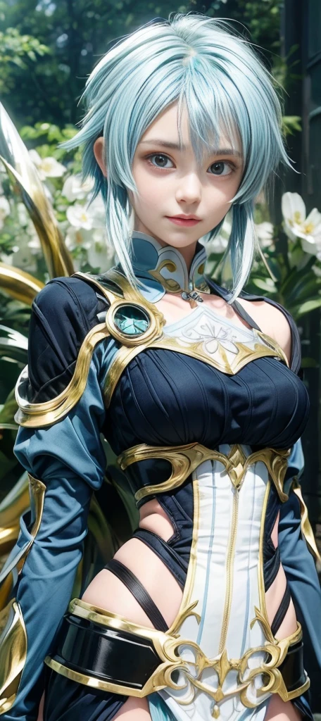 best quality}, {very aesthetic}, {ultra-detailed}, {best illustration}, nsfw,masterpiece,((((Extremely detailed and intricately decorated armour:1.35)))),Red Cowboy Shot,Smooth udder、Big 、(Golden Ratio,Tabletop, Highest quality, Highest quality, Official Art, beautifully、beautiful:1.2), Very detailed, colorful,Best details,An illustration, Great scene, (Adult,19 years old,One Girl, alone, Final Fantasy 12,Asheria:1.5, Asheria:1.5, Asheria:1.5, Curly Hair:1.5, Long Hair,Silver Hair:1.2,Asheria Costume:1.5, Asheria Costume:1.5, no skirt, Knee socks, Thighs Thighs Thighs Thighs, gem, Blue Belt,Belt number 1),Course of action, A look of contempt ,full body1.5, squatting, spread legs, (((hands tied behind the back:1.5))), (((hands tied behind the back:1.5))), ((butterfly micro panties:1.4)),