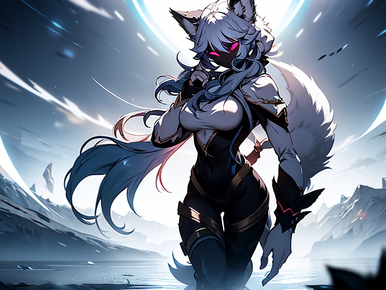 ((Seductive lady:1.3, solo:1.2))、((fusion of fox and lady:1.2))、((winter mountains:1.4))、((It's snowing:1.2))、((blizzard:1.5))、((blizzard effect:1.3))、((pelts clothes:1.2))、((fur boots))、((slant eyes:1.2))、((be wide open legs:1.3))、((dynamism posing:1.3))、((full body))、((Meticulously drawn hands:1.2))、((Glossy realistic skin texture))、((shiny skin))、((Meticulously drawn hands:1.2))、perfect anatomy、masterpiece, ultra-detailliert, 8k, hiquality, Top image quality, Smooth texture、watercolor