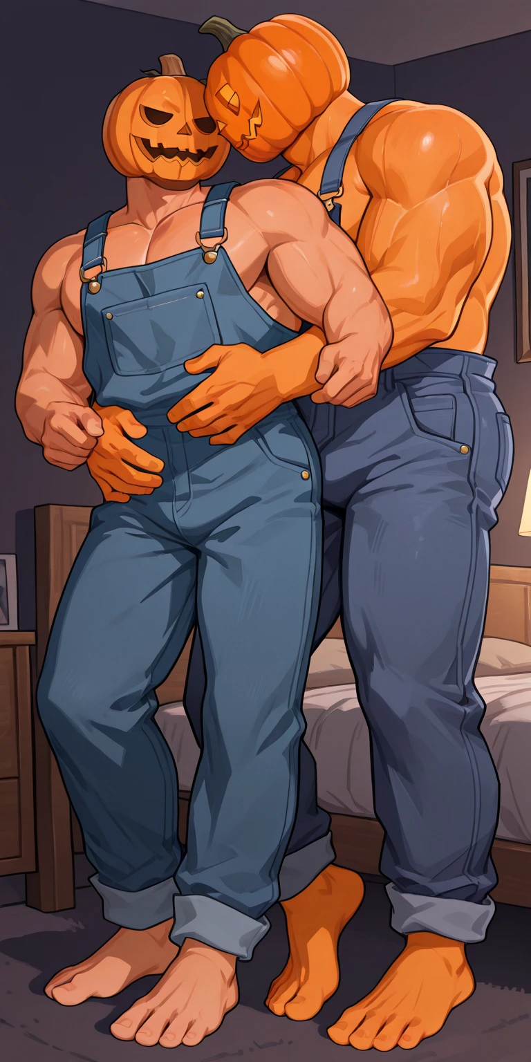 best quality, masterpiece, yaoi, 2 men, handsome man, muscular bodybuilder, mature facial features, ecstatic expression, exaggerated tiny waist, construction safety gear, hardhat, toolbelt, round bubble butt, another man fucks his ass, full nelson, anal sex, sex from behind, looking directly at each other, (((dripping precum))), construction site, perfect fingers, three other construction workers in the background, sexy, gay, homoerotic, perfection, no watermark, no logo, no signature