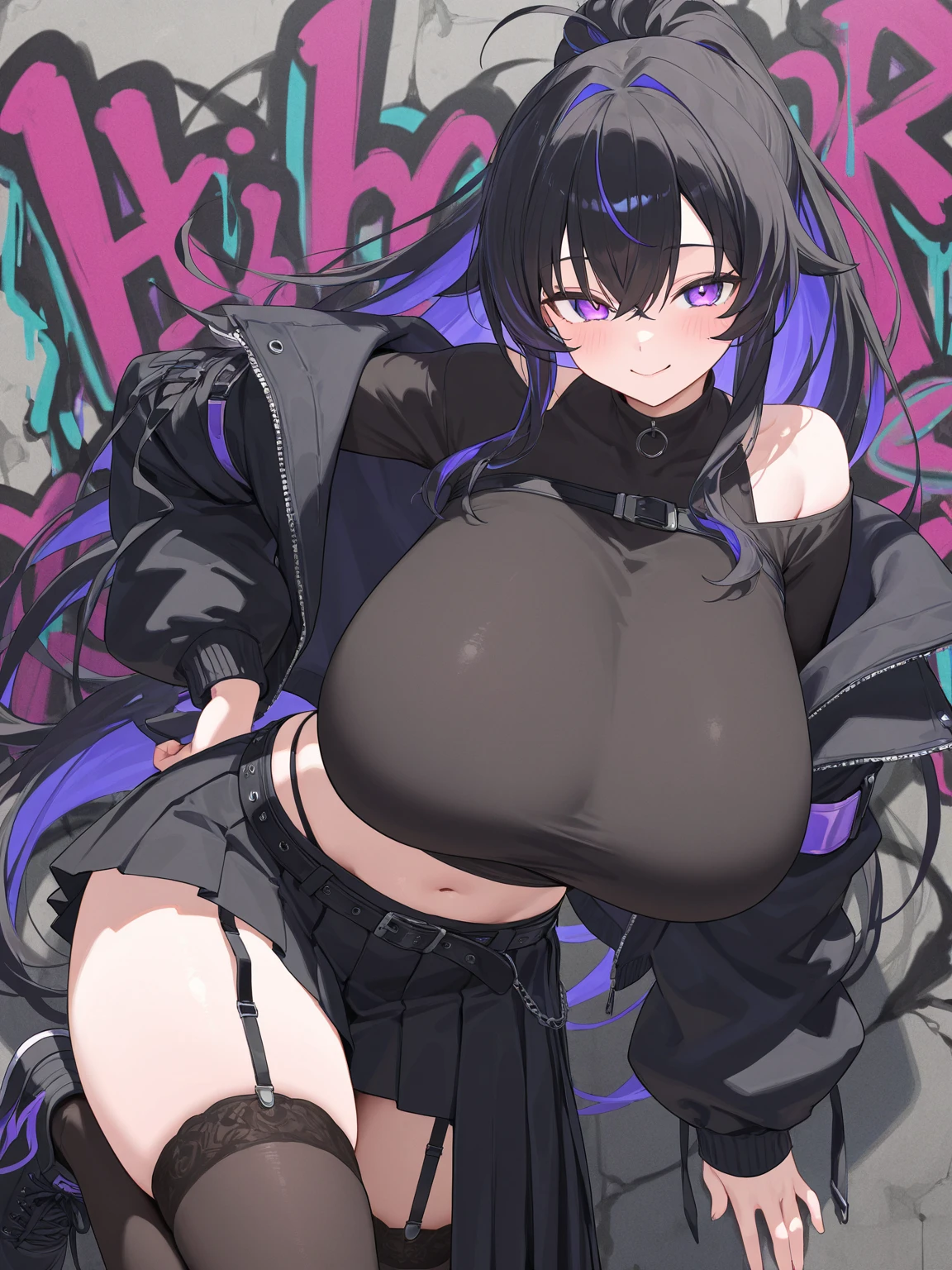 egirl, gamer girl, short hair, black hair, in the room, e-girl black t-shirt, black skirt, violet eyes, full body. potrait. ahegao. heart pupils. 1girl. cute. idiot. elf. A fantastic face. Fantastic eyes. Symmetrical eyes. Symmetry. Beautiful face. Realistic face. Beautiful eyes. Detailed face. Detailed eyes. Detailed suit. High quality picture. Detailed picture. Masterpiece. A high resolution, asphyxiation, stroke
