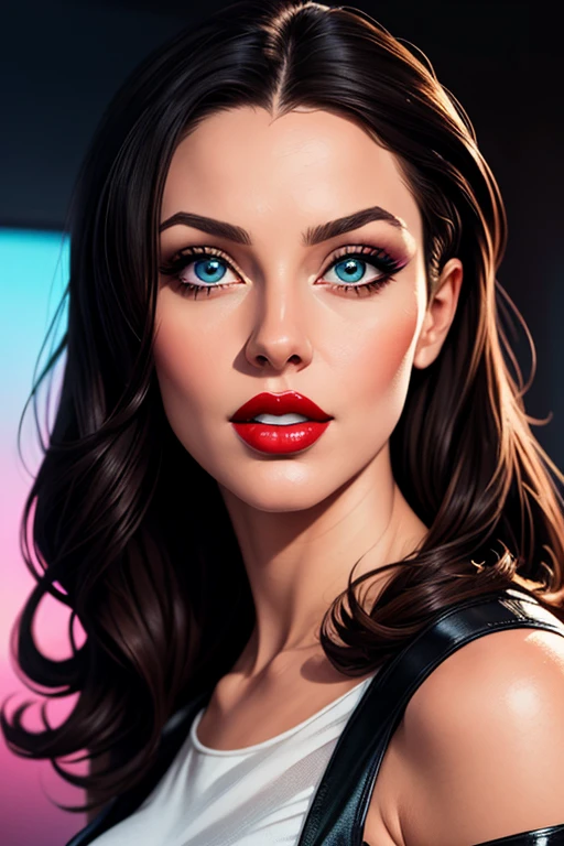 photo of Lana Rhoades, RAW, beautiful woman, ((portrait)), ((detailed face:1.2)), ((detailed facial feature, detailed skin, clear skin), (perfect proportioned body), (wearing a colorful sexy dress) (high detailed city environment, apartment balcony), (realistic photo, best quality, detailed), (8k wallpaper), (cinematic lighting, dramatic lighting) (sharp focus, intricate)