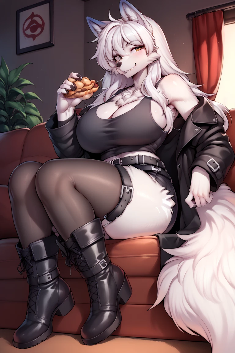 (masterpiece:1.2), (best quality:1.2), perfect face, perfect eyes, perfect lighting, 1girl, wide hips, thick thighs, sexy legs, big tiddy goth girlfriend, MILF, smirking, blue eyes, goth makeup, goth girl, detailed indoor scary background, tank top, skirt, stockings, fingerless sleeves <lora:gothGirlLora_v10:0.6>