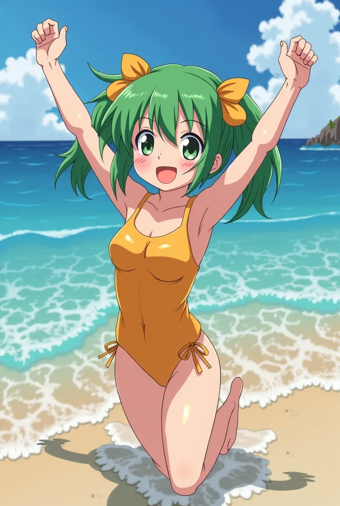dragonball z, Bulma, beach. NUDE