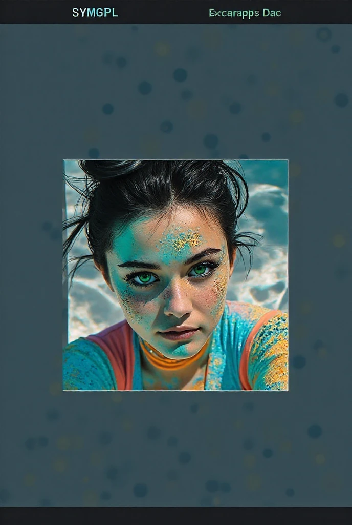 Faraway view，full bodyesbian，Long-haired girl floating in water, Aqua Eye, Stunning face, Guviz-style artwork, The beautiful, beauitful face, Guviz, Watery eyes, Detailed digital art, Digital art, Beautiful artwork, Loish et WLOP, blue watery eyes, Beautiful digital artwork