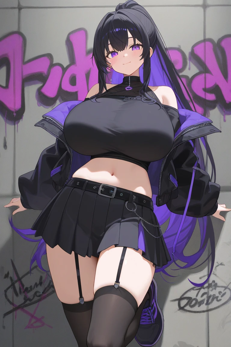 (best aesthetic,best quality,ultra high res,insanely detailed,exquisite,absolutely resolution,explicit),BREAK,(((perfect anatomy,perfect proportion,artstation female body))),BREAK,(detailed beautiful jewely catchlight gradient slant eyes),ligne claire,gleaming skin,super detailed skin,BREAK,nsfw,horny presenting,fall into pleasure,orgasm,looking at viewer,public indecency,full body,In town,BREAK,(beautiful toddler gal,loli),prostitute,BREAK,small baby face,childish and super cute,((((blush)))),BREAK,Bishojo,ultra cute,Kawaii,BREAK,low body size,short stature,slender,BREAK,(((((jirai kei))))),BREAK,(black and purple ((streaked hair))))),(((((two side up long hair))))),BREAK,((shiny glossy metaric beautiful hair,gradient hair)),BREAK,((small breasts)),((puffy nipples,erectile nipples,long nipples,huge areolas,bare breasts)),BREAK,(((((punk fashion))))),(yamikawa gothiclolita punk fashion with black and purple),(off shoulder cut and sew,some purple and black border ((horizontal striped)) detached overly long sleeves with chain,Plaid pleated ((ultra micro miniskirt)) with harness),BREAK,(some purple and black border thigh high knee ((horizontal striped)) socks:1.3),zettai ryouiki,garter belt,punk boots,No panties,BREAK,(sweet pussy,show off pussy:1.3),(dripping love juice:1.3)