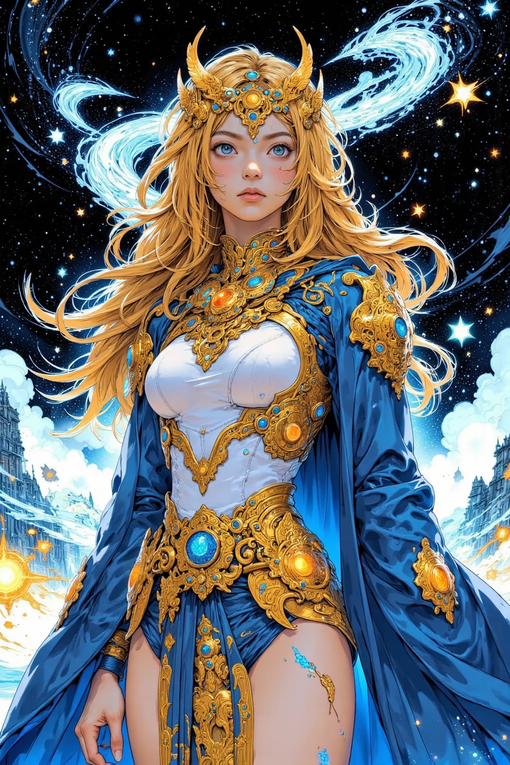 A busty 40 year old woman /_portrait_of_a_busty_woman _in_ S&M cosplay / gorgeous fantasy circus, starry night sky, cinematic lighting effects, fairy tales, light reflections, lots of details, HD. Beautifuly detailed, intricate, insanely detailed. / elegant extremely detailed fantasy many rainbow bubbles masterpiece wallpaper fantastic view hyperrealistic Jacek Yerka Van Gogh light reflections Thomas Kinkade magical Wassily Kandinsky H.R.Giger Ernst Haeckel light filled Epic James Gurney Hypnotic illuminated bioluminescence otherworldy Crystaldelic