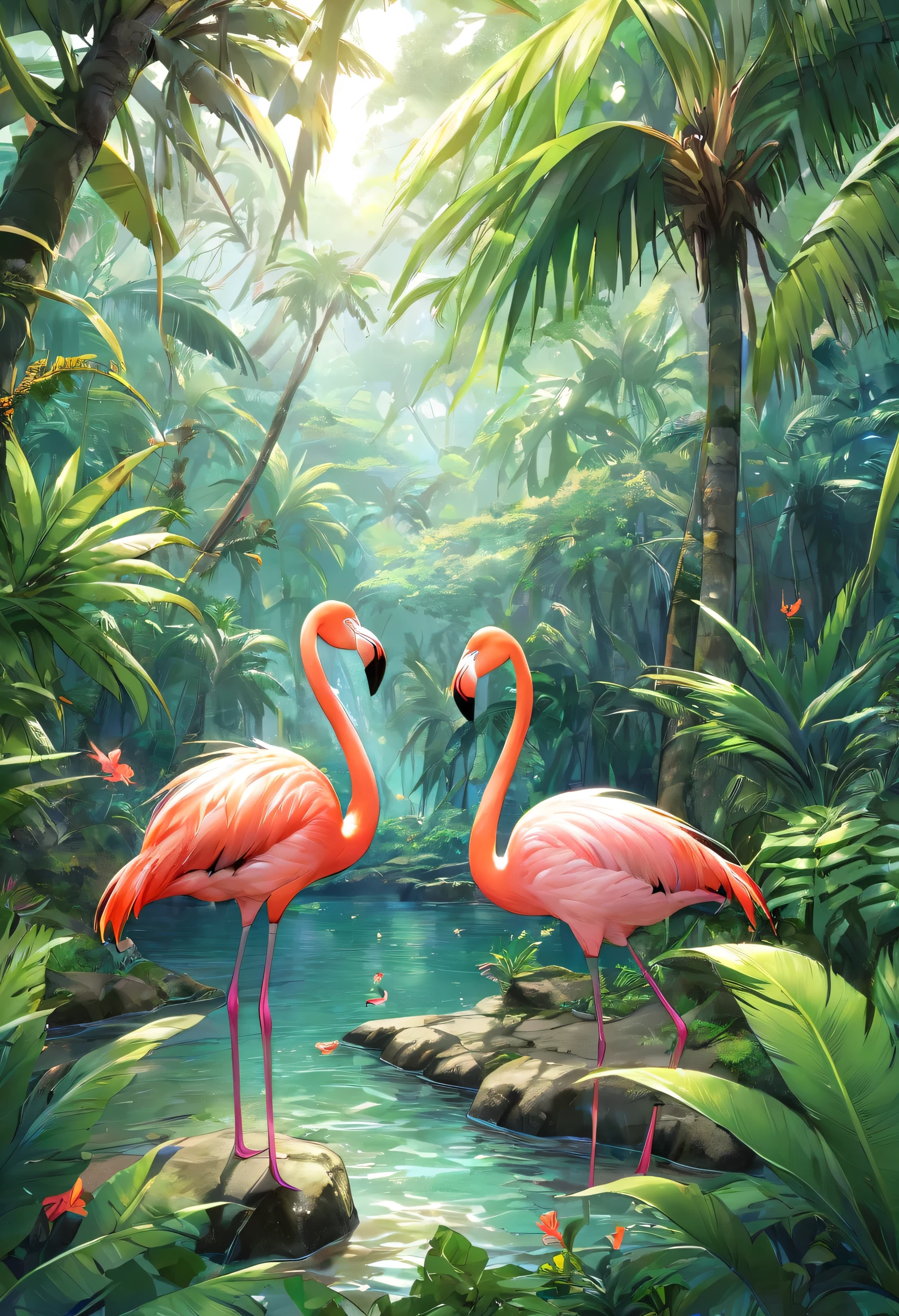 flamingo japan style country