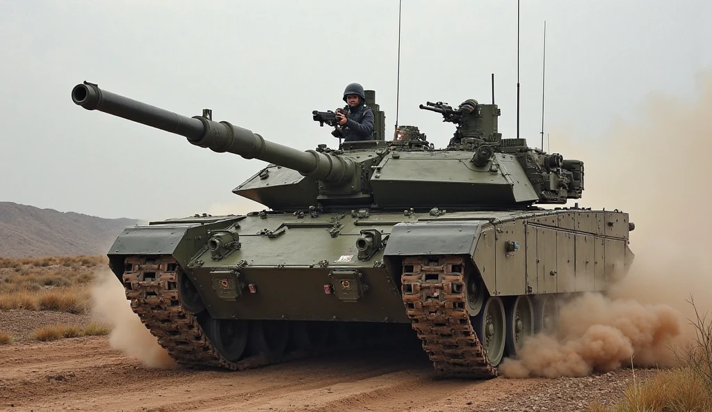 best quality,8k,type 90 tank,highly detailed,photorealistic,masterpiece,military vehicle,war machine,heavy armor,steel,camouflage,military equipment,complex machinery,gritty realism,dynamic composition,volumetric lighting,cinematic mood,moody atmosphere