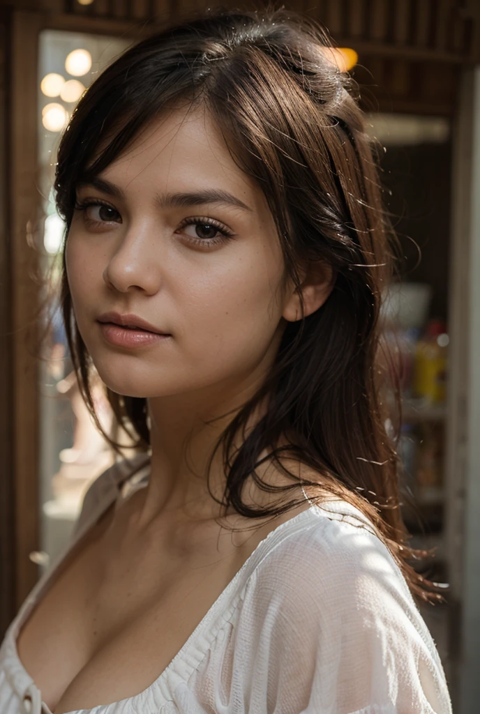 Pretty 30 year old hyper realistic girl