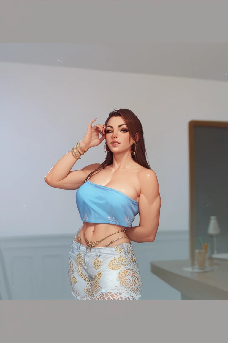 (full body), (alone), ultra high quality, maximum resolution, 8K, Mia Khalifa (Mia Callista), (Identical face), (rosto muito detalhado), (intrincate details), (olhos muito detalhados), extremamente bonita, sorriso radiante, (studio illumination), textura natural, (quadris muito largos), (coxas muito grossas), (seios grandes), (beco de Beirute), (front view), (wearing a translucent nightgown ), (pornstar)