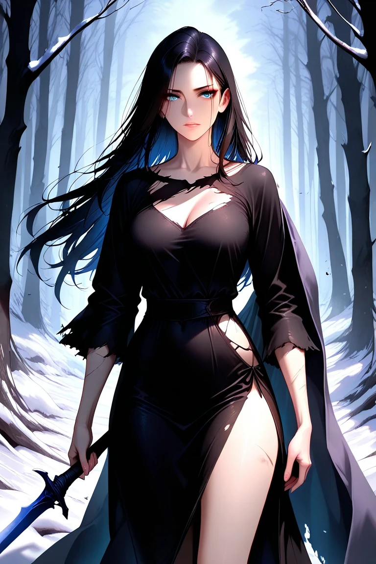 A majestic wolf, with its fur glistening under the moonlight, found itself in an unexpected predicament as it tumbled into a deep well. The moon's gentle glow highlighted the intricate details of the wolf's coat, capturing every strand of fur and adding a touch of ethereal beauty to the scene. The well, surrounded by a tranquil forest, stood as a silent witness to this unfortunate accident. The atmosphere was filled with an air of suspense, as the wolf's piercing gaze met the viewer's eyes, conveying a mix of vulnerability and determination. Its short, sleek black hair contrasted against its piercing brown eyes, creating a mesmerizing effect. The slender and muscular physique of the wolf added to the dynamic lighting, emphasizing the wolf's every