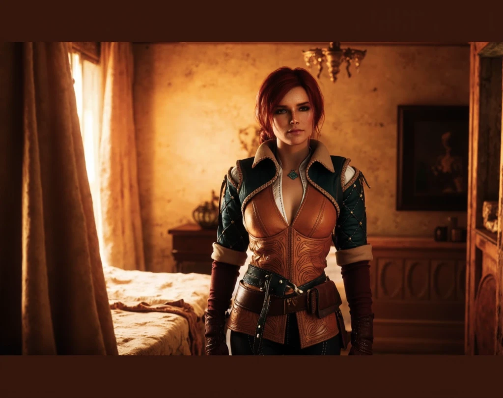 a woman, Triss, by conor harrington <lora:TrissM:0.75>