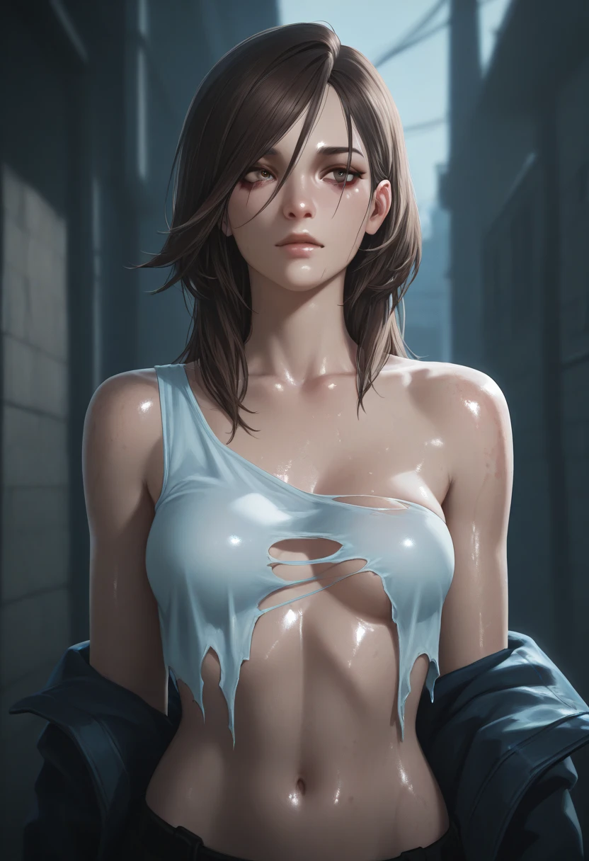 (NSFW:1.3), masterpiece, best quality, 1girl, solo, ((night dress)), (super thin fabric:1.6), (semi transparent:1.5), (indent cameltoe), (thin pubic hair), necklace, very wet, gold bracelets, dynamic pose, in the middle of a ruins, looking at viewer, regal thigh strap, thigh high, head tilt, smug, multicolored rainbow hair, turquoise eyes, jewelry, dynamic hair, perfect body, sexy, perky small chest, highly detailed, more details, cinematic atmosphere, (rain: 1.5), mist, precise correct anatomy, epic scene, artstation, detailed skin, detailed face, detailed eyes, hyper-detailed art, intricately detailed, pose figure, intricate details, dynamic lighting, post-processing, global lighting, detailed and intricate environment, modelshoot style, 8K UHD, concept art, octanag rendering,