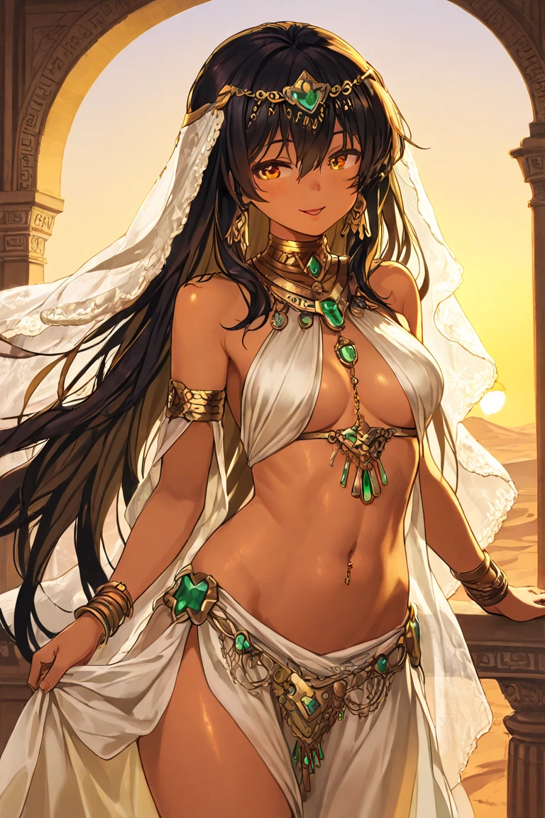 Indian aked woman