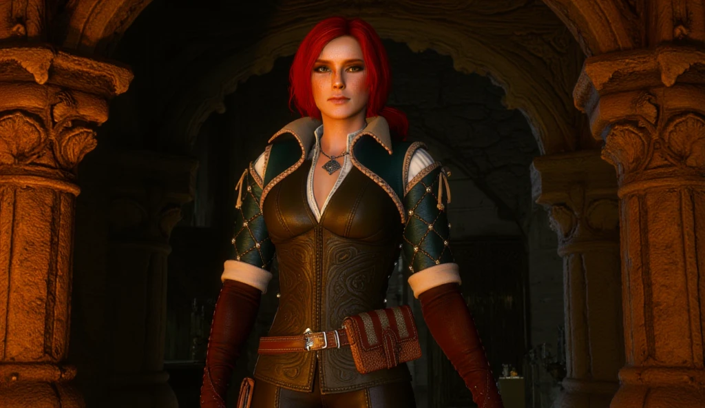 auroreCP77_soul3142,makeup,steampunk,dystopia,ethereal,detailed,masterpiece,best quality,dramatic lighting,1girl,red hair,freckles,black lips,yellow eyes,cowboy shot,<lora:auroreCP77-06n:0.6>,<lora:add_detail:1>,