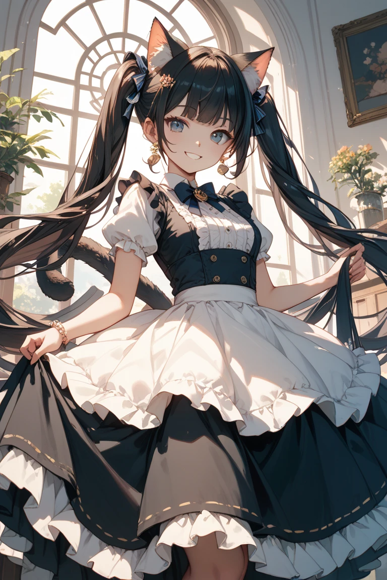 High quality painting, Detailed, Small breasted girl, cute