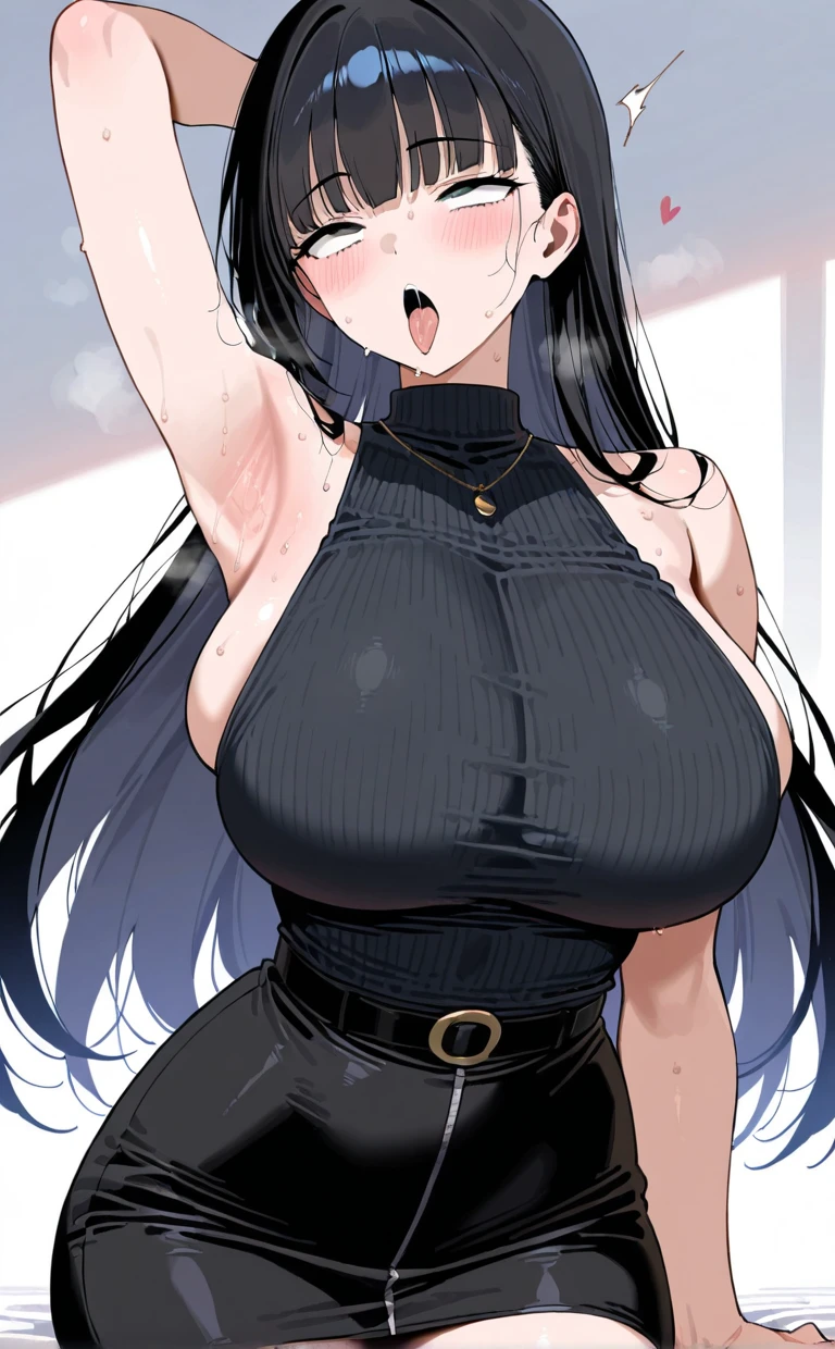 (masterpiece, highest quality, highest quality, Official Art, Beautiful and aesthetic:1.2, Cinematic lighting、Key light at 45 degrees from the front, Fill Light、Soft backlight),
Beautiful Face、Perfect round ass、The body is slim、Fit and body、Pale skin、Shiny, bright eyes、Long eyelashes、Glossy face、Pervert woman、Beautiful mature woman,
(Oily skin、Glowing Skin、Realistic skin texture、Beautiful skin in every detail、Shiny skin),
A 23-year-old 、(Cute:1.5)、
((Open your mouth))、masterpiece,highest quality,High resolution,Very detailed,skinny,,((Captivating smile ))、(skinny Black hair)Choker,Earrings,Big cleavage、(Light-colored off-the-shoulder tight sweater dress:1.5)、,Race,(( Perfect Fingers )) , indoor,(Open the front door 1.2),((sexy Gestures:1.5, A flirtatious, sexy face、A sweet, ecstatic face:1.5, Open your mouth and look at me))、Heavy breathing ,
Accurate 5-finger、Accurate human body、The perfect human body、The most beautiful face, true to the human body、Correct five-finger、The perfect human body、Someone knowledgeable、Highly detailed face and skin texture、Natural neck length、(beautiful Hands)、beautiful, Long, slender legs、Straighten two legs、Straighten two arms、(Mega Big Tits, A lot of heartfelt voices:1.8)