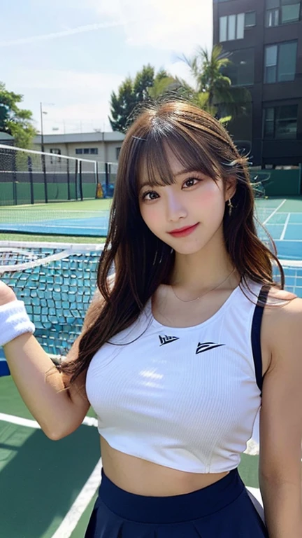 Playing tennis naked