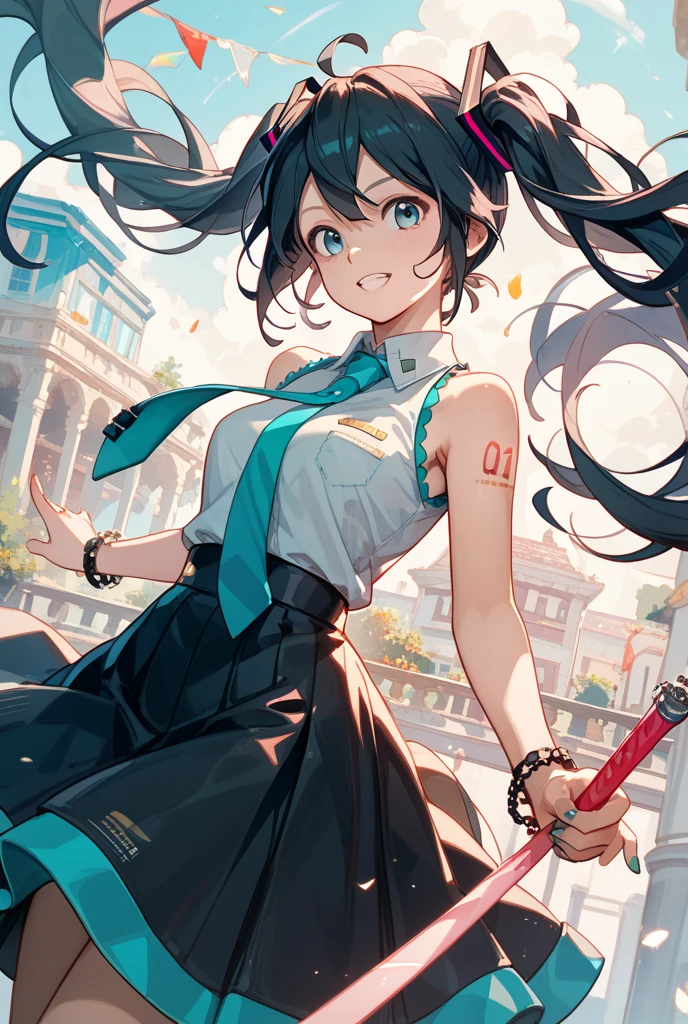 (masterpiece), (best quality), (ultra-detailed), (best illustration), (best shadow), (walking, thick body), woman, gorgeous, sexy, with Grey long twin-tails, wearing a mini skirt, tight crop top, black hot pants, thigh highs, perfect beautiful face, bigger than normal breasts, light smile ,dynamic pose, (light eyebrow:1.4, blue eyes), (confetti in background:1.5) , lens flare, shade, backlighting, depth of field, natural lighting, hard focus, film grain, looking into the camera, busy city at night, raw color photo, perfectly photorealistic,