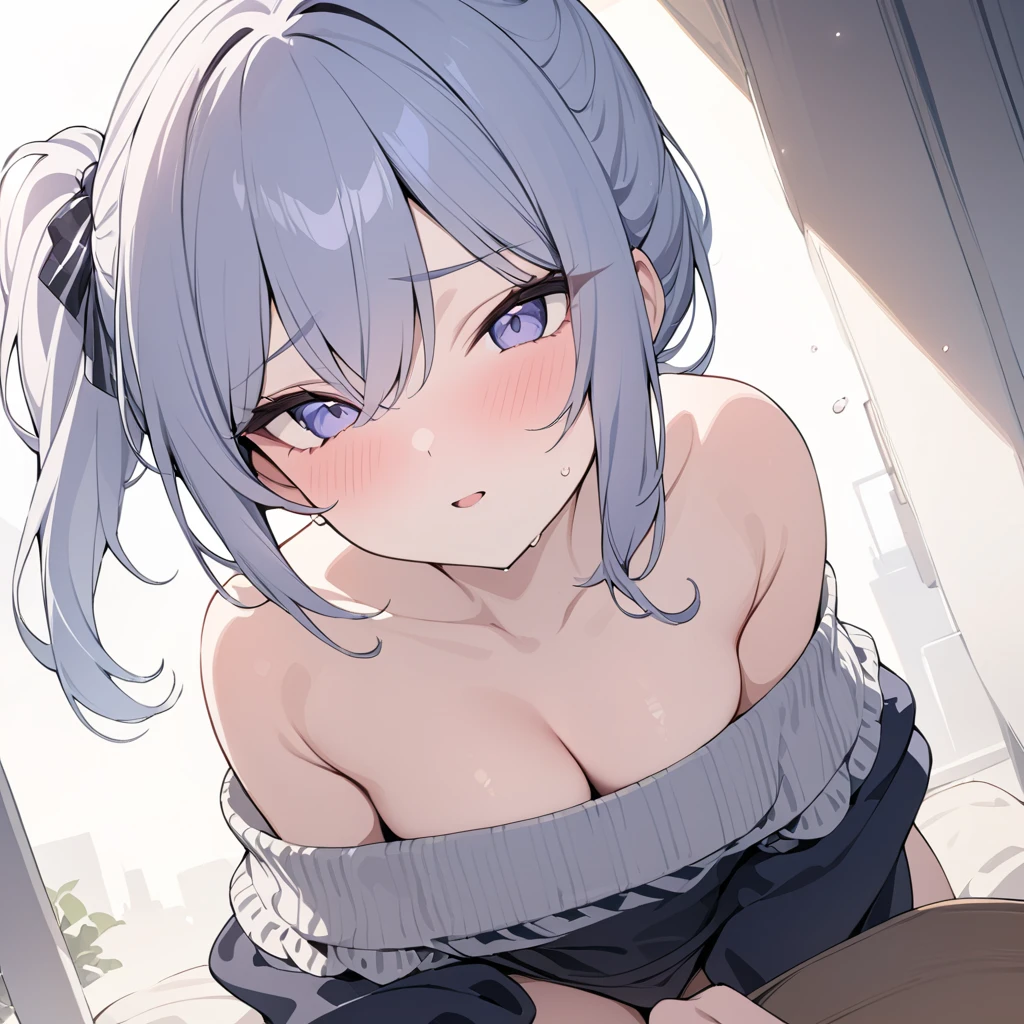 ((pale colour)),35mm, debt/1.2, super High resolution, Attention to detail, Highest quality, High resolution, masterpiece、masterpiece, Highest quality, Super detailed, Fantasy、Nipples, One girl、(Blushing drunkenness:1.3)、Sticking out tongue、On all fours、another world、cute、another world、Tavern,anime、pale colour、close、Curly brown hair、
