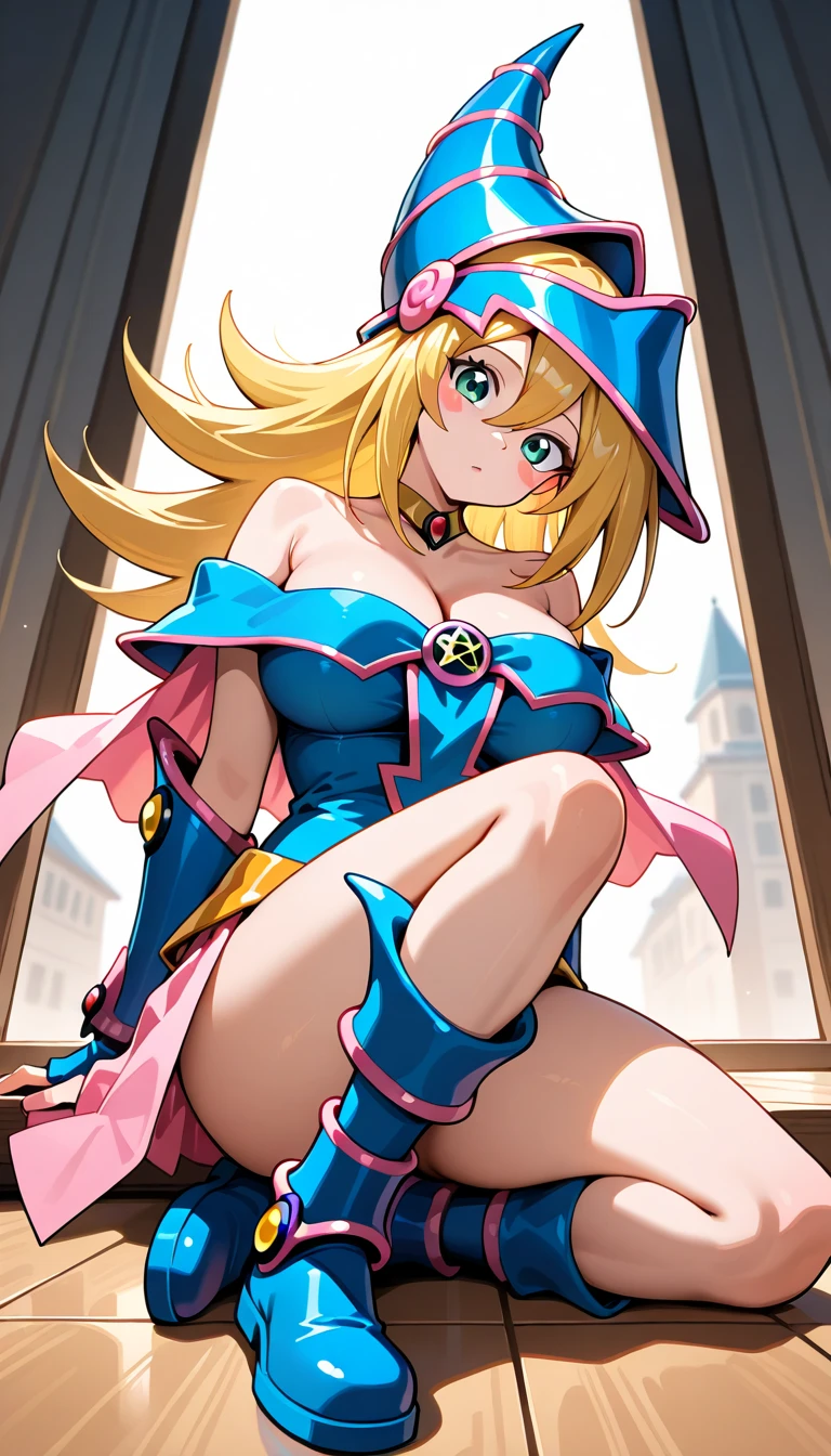 Best Quality, 8k , High resolution,masterpiece:1.2), (ultra detailed), (naked) (unclothed) (naked) (NSFW is not safe for artwork), (dark magician girl) (Yu-gi-oh setup), (pose sexual), (realist,photorealist,fotorrealista:1.37), (HdR,High Definition), (portrait), (vivid colors), (long legs), (clearly elongated face), (broad) (Hermosos detailed eyes), (beautiful detailed lips), (extremely detailed eyes and face),(Yellow hair) bright eyes Dynamic angle and posture, soaked in sweat, perspiration, undressing (long eyelashes), (sharp focus), (Physically based representation), (unclothed), (big breasts) (open legs), (intense), (expression of intense desire), (Motion blur), (elegant), (slim figure), (anime inspired), (bright lights), (sexual), (contrasting colors), (mysterious atmosphere), (action packed scene), (Unique style), (Amazing), (elegant), (evocative), (expressive), (Intriguing atmosphere), (giant breasts:1.2) ((Best Quality)),((Very detailed)),masterpiece,absurdities,detailed face,beautiful face,(detailed eyes, deep eyes),(1 girl),((dynamic pose)), (naked) (unclothed) (naked)