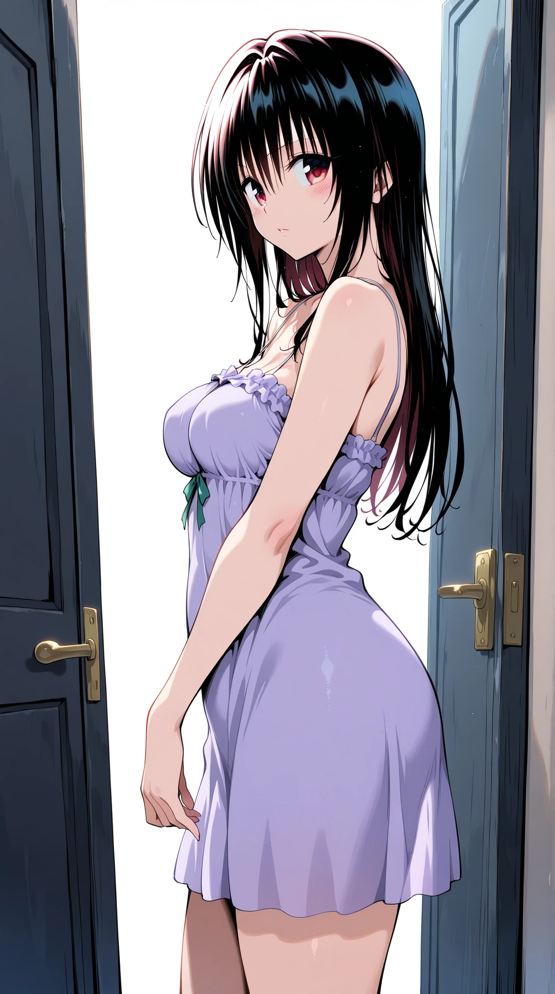 Beautiful, Sexy, blush-on, smile