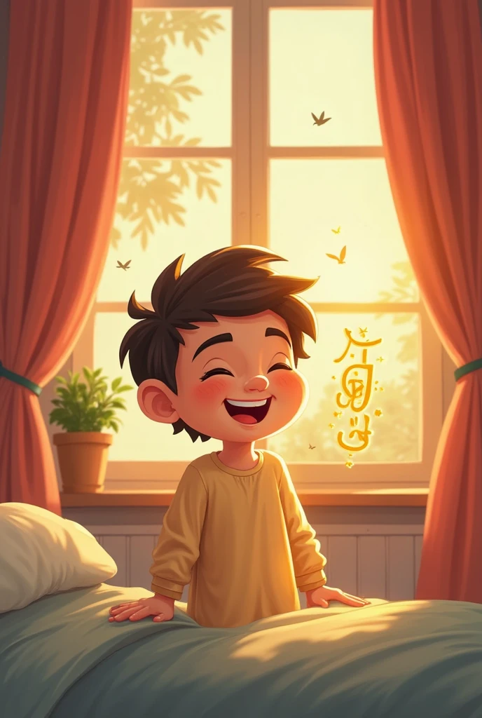 Draw me a picture , chubby boy , cầm bao lì xì cho ba mẹ