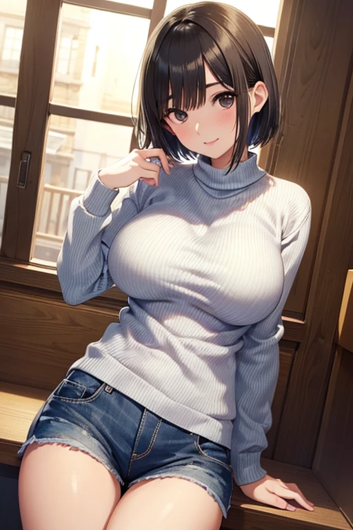 ベランダでBlowjobする若妻、Super detailed、Particles of light:0.5、Shiny and smooth skin texture、Put your hands on the railing、Beautiful Eyes、Blowjob、Open your mouth and stick out your tongue、Natural Texture、Short Hair、、Mature slender beauty、Small breasts、Dignified face、A thin cut-and-sew sweater and a white skirt、Breasts are visible when slouching、Licking the male genitalia with the tongue、hold the penis with one's hand、Small breasts、slight chest