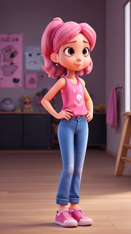 Femme 10ans, gros cul, legging