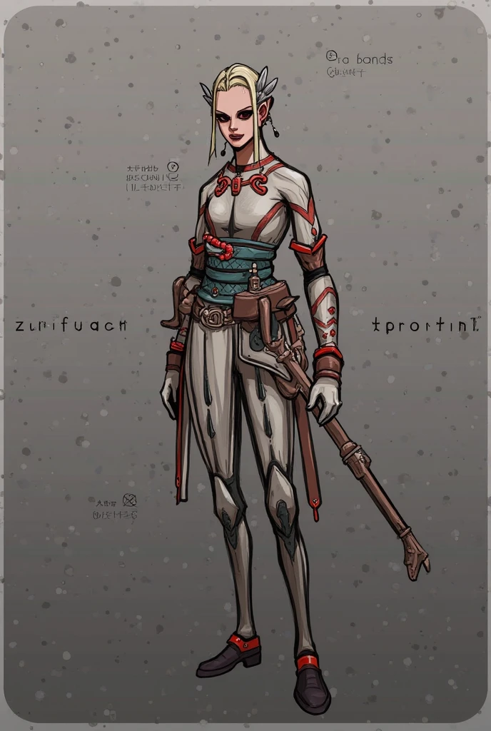 ( [ awesome | amazing | exquisite ]
( ( [ Alphonse Mucha | Anders Zorn ] )
[ Tarot | MTFG ]
[ postcard | banner | illustration ] )  )
S (full-length) [ Conceptual Character Design | Portrait ]
( ( [ sinister | dark ] ), but beautiful ( ( African ) forged ) character )
complete (geometric (schematic) patterns)
( ( at the top of the pedestal )
posing in the middle of the composition :)
c ( dynamic ( symmetry ) )
, ( An ( [ afropunk |  Afrofuturism ]) masterpiece), ((beautiful face)), ((elf face)), ((elf guy)) , pistol in hand 
in CCDSF art style, (((((elf))))