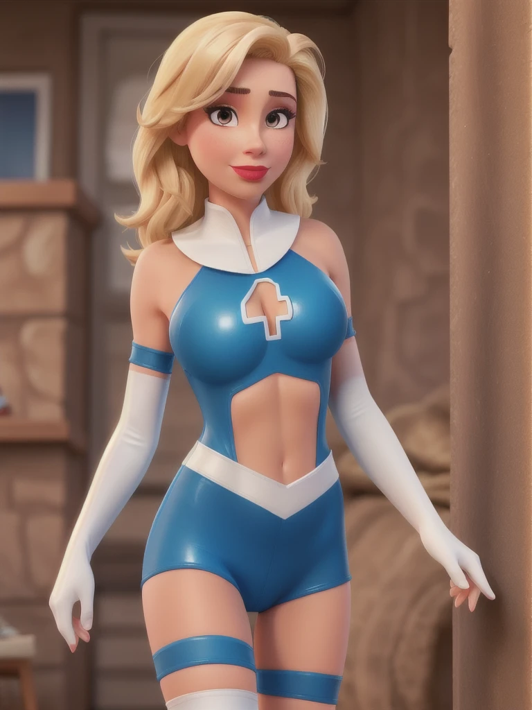 ((Mejor calidad)), ((obra maestra)), (detallado), cara perfecta,young,the movie,princess peach,skinsuit,disney