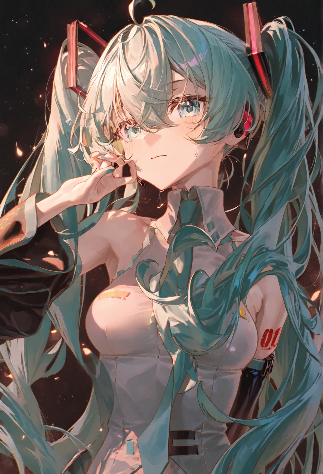Hatsune Miku twintails